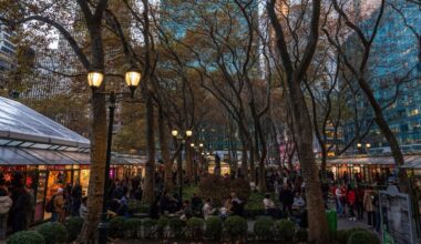 Bryant Park Winter Village 2026 opening date and shops