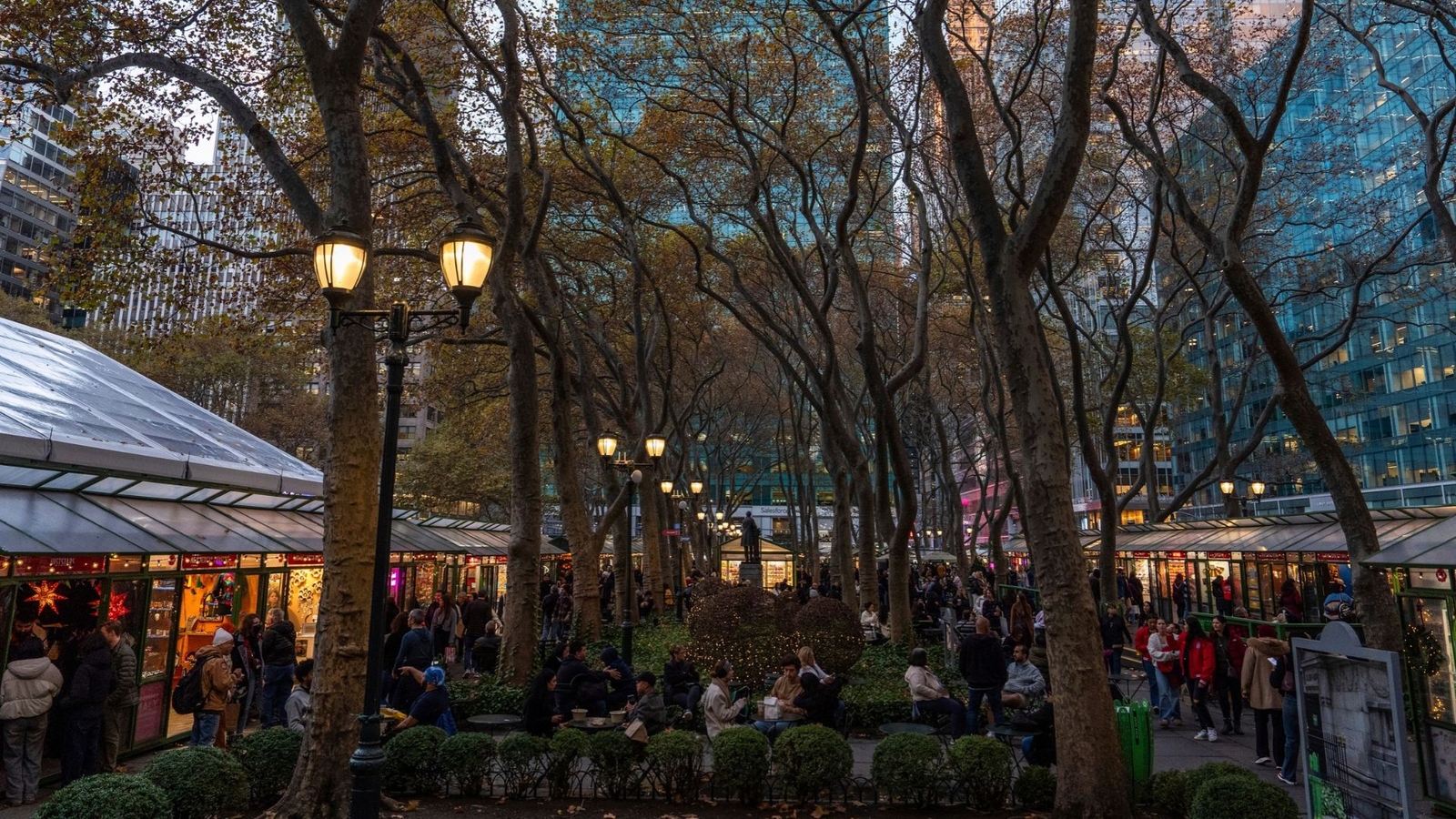 Bryant Park Winter Village 2026 opening date and shops