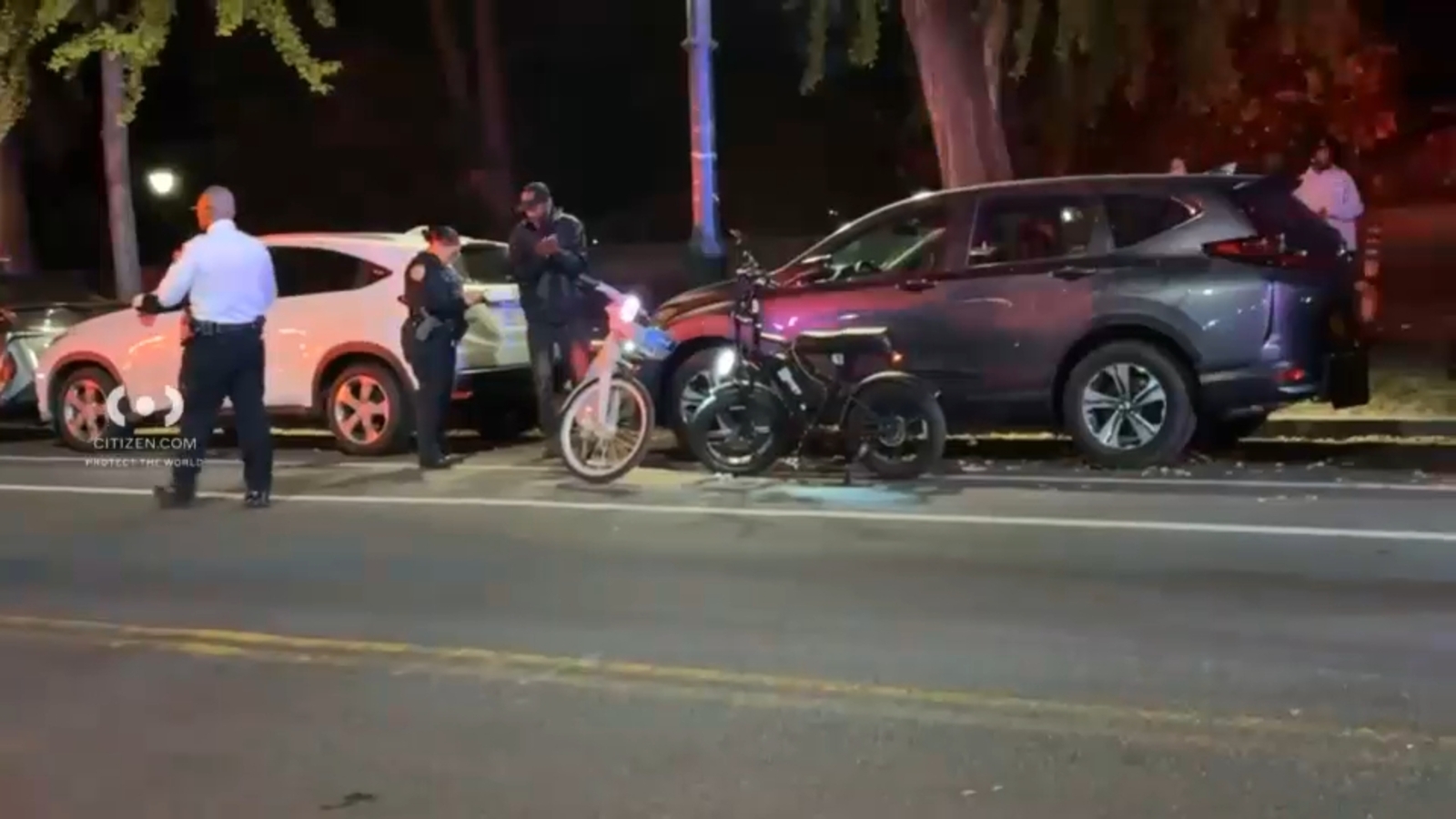 Head-on bicycle crash on Central Park North leaves 1 critical