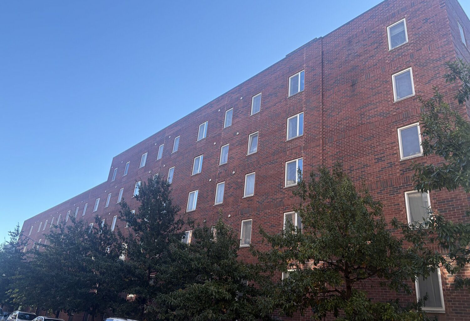 The apartment building at 960 Willoughby Avenue in Bushwick receives a 15-year tax exemption under the city&rsquo;s 421-a housing program.