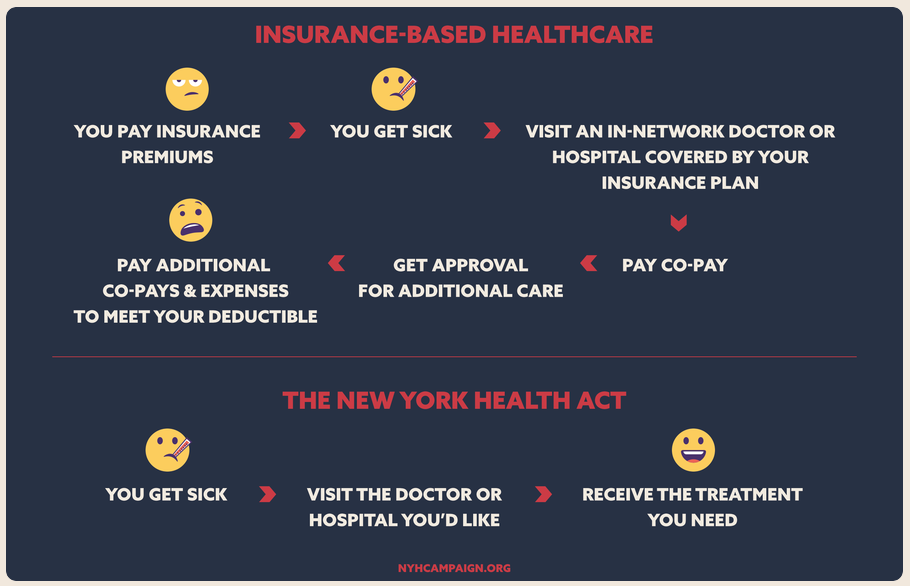 State lawmakers, county legislators and advocates discuss the New York Health Act