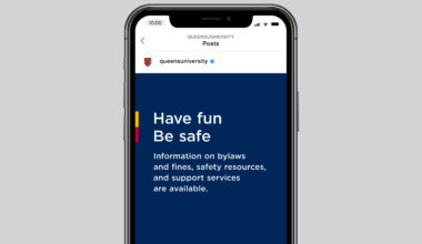 Queen’s and community partners remind students to gather safely this fall