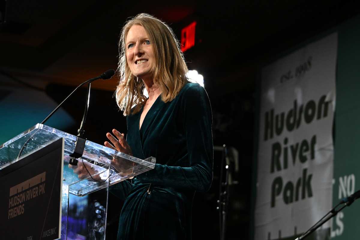 Noreen Doyle speaks onstage during the Hudson River Park Friends 2026 Gala at Pier Sixty at Chelsea Piers on Oct. 8, 2026 in New York City.