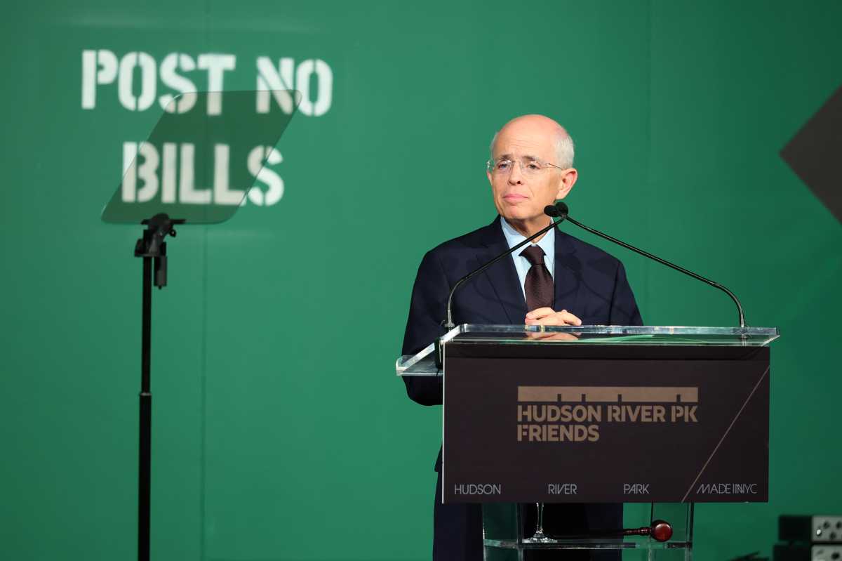 Anthony Shorris speaks onstage during the Hudson River Park Friends 2026 Gala at Pier Sixty at Chelsea Piers on Oct. 8, 2026 in New York City. 