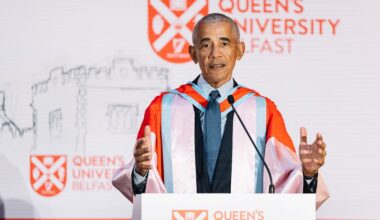 Former President Obama Receives Honorary Degree From Queen’s University Belfast