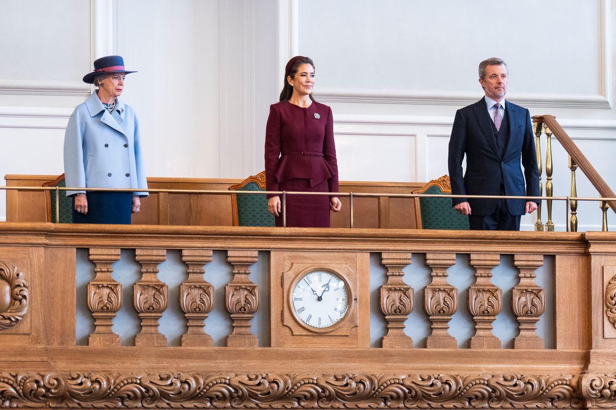 Queen Mary joined King Frederik X for the annual ceremony marking the start of Denmark’s parliamentary year.