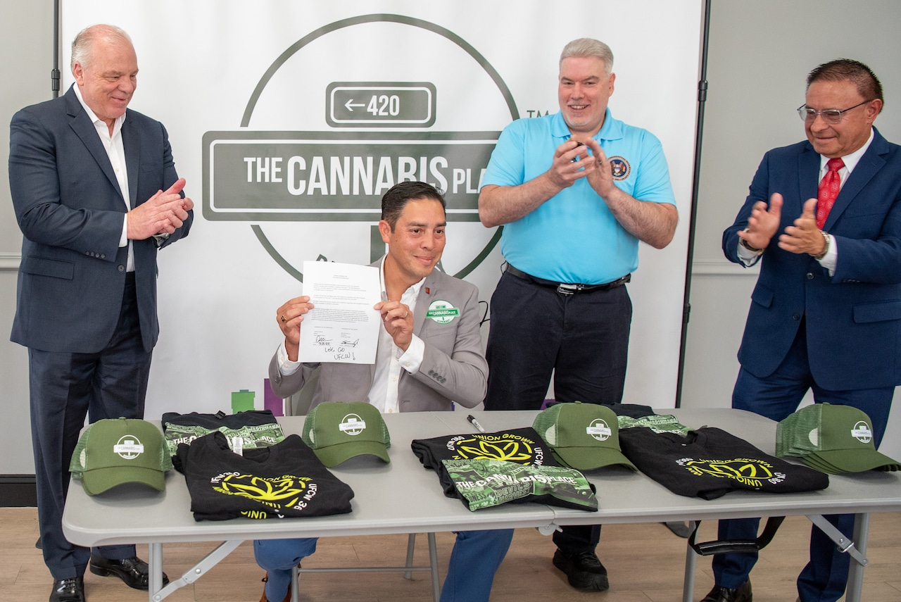 Cannabis dispensary signs union deal