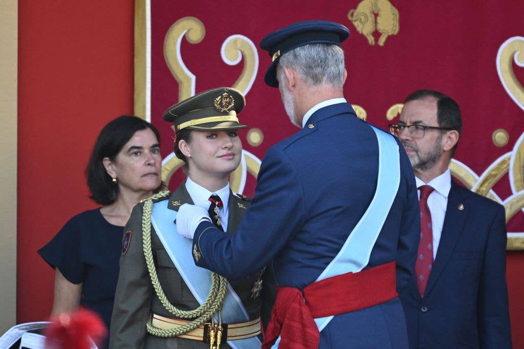 Princess Leonor had a wardrobe malfunction