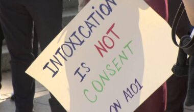 Sexual assault survivors call on New York Legislature to close what they say is a loophole in current law: "Drinking is not an invitation to be raped"