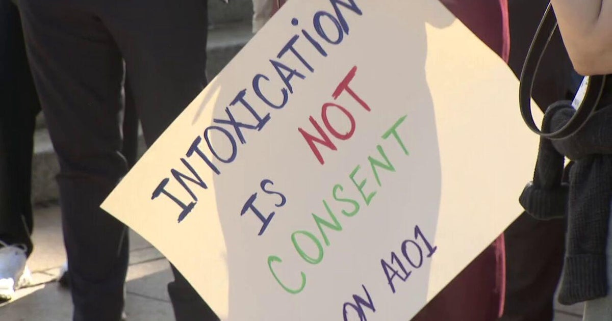 Sexual assault survivors call on New York Legislature to close what they say is a loophole in current law: "Drinking is not an invitation to be raped"
