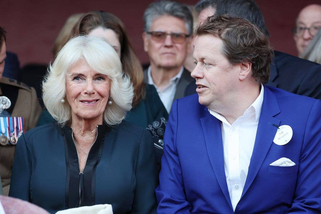 Tom Parker Bowles with mother Queen Camilla
