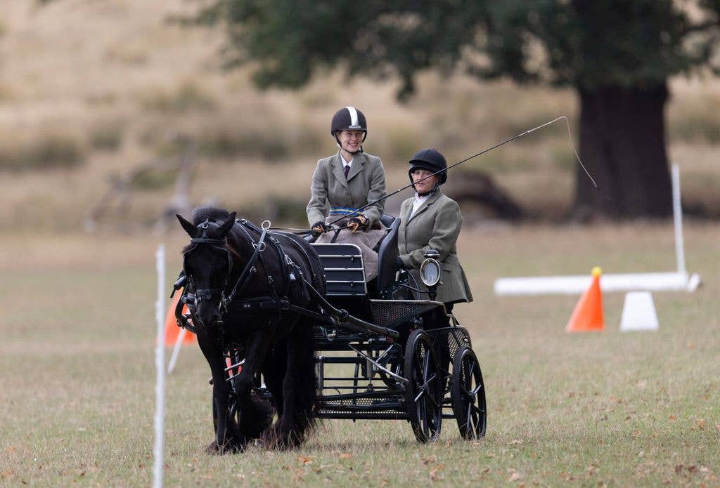Lady inherited the love of the sport from her grandfather, Prince Philip