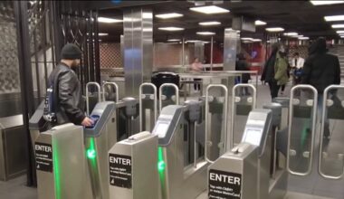 Subway gates at NYC stations cutting down on fare evasion, report finds – NBC New York