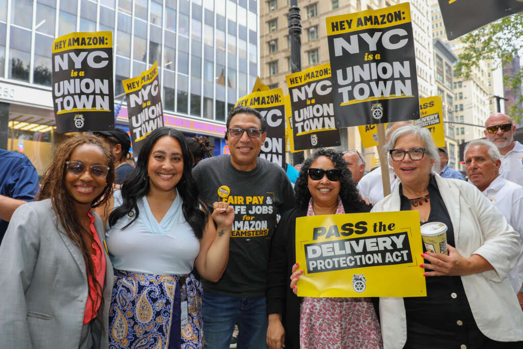 Delivery protection act rally