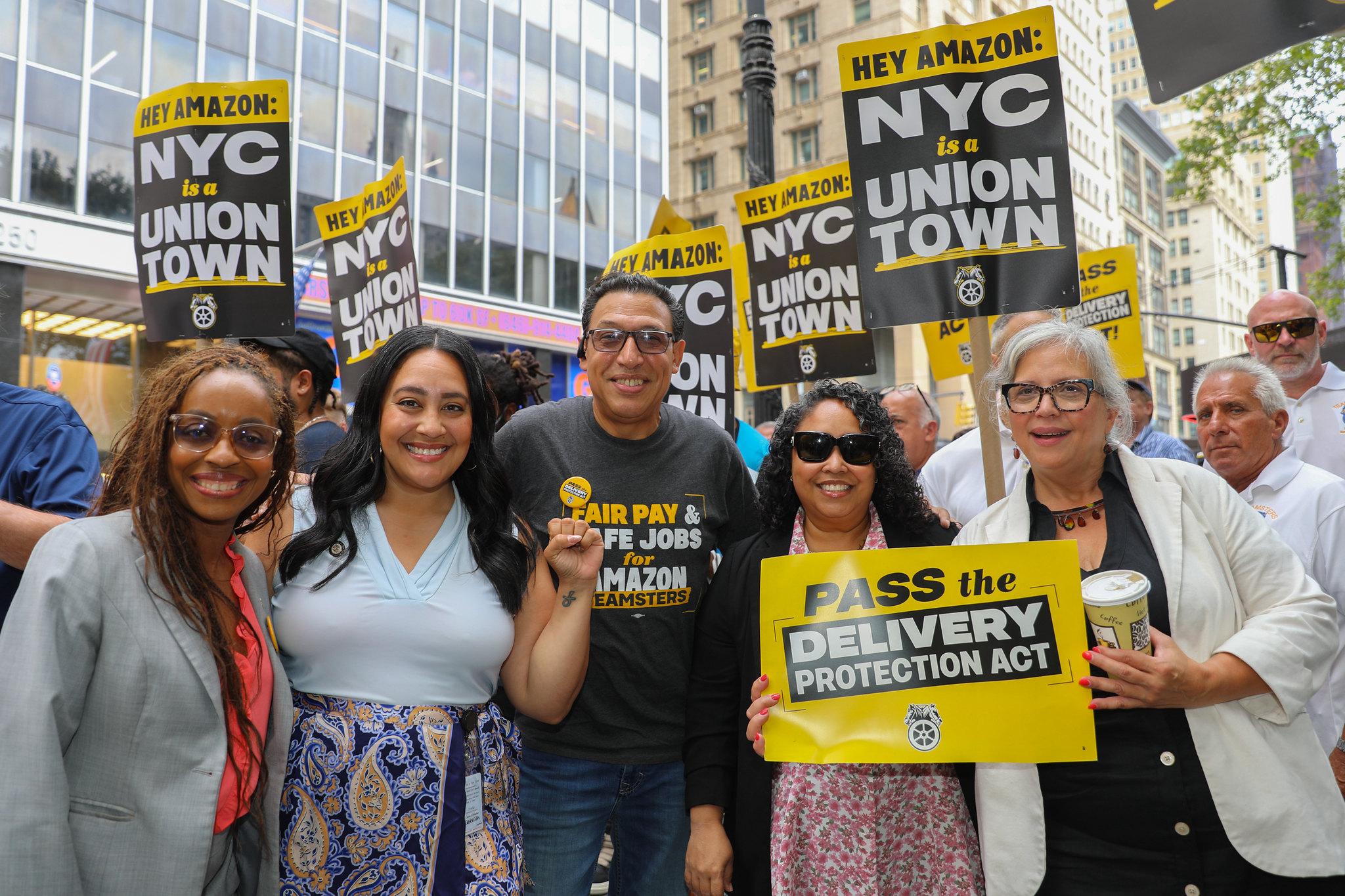 Delivery protection act rally