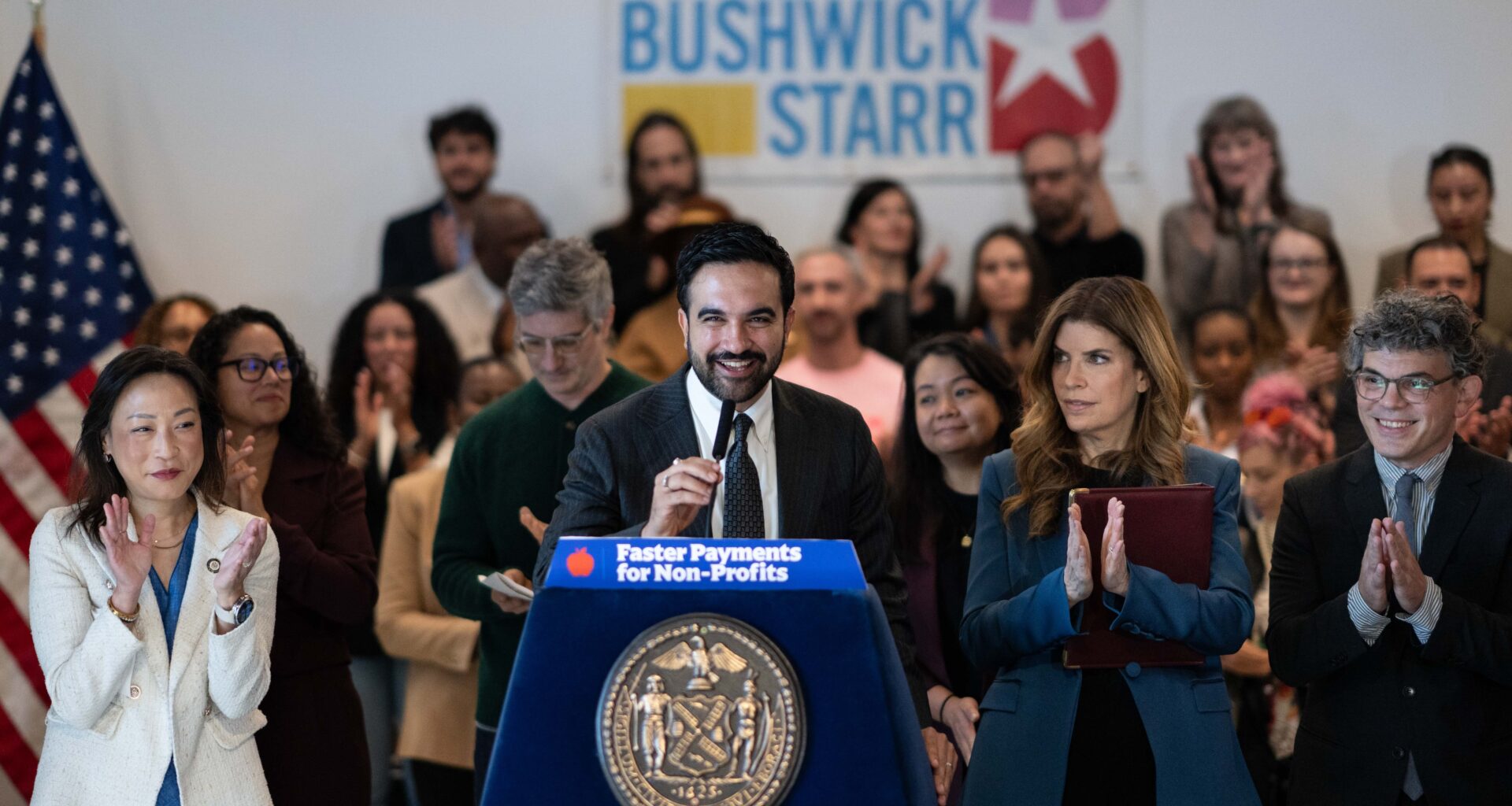 Mamdani, Menin tout expanded effort to get nonprofits paid faster