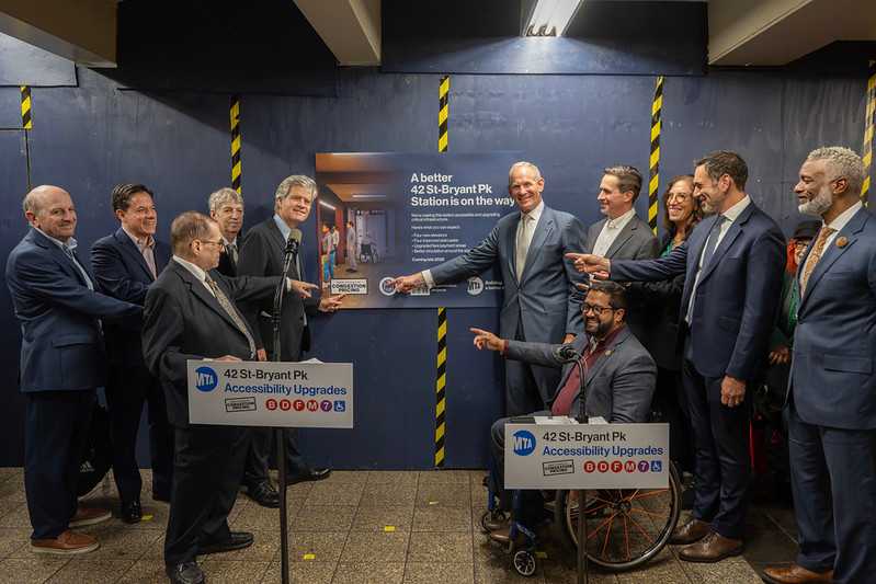 Congestion pricing dollars at work: MTA says new Bryant Park subway station elevators and other upgrades paid for with Manhattan tolls
