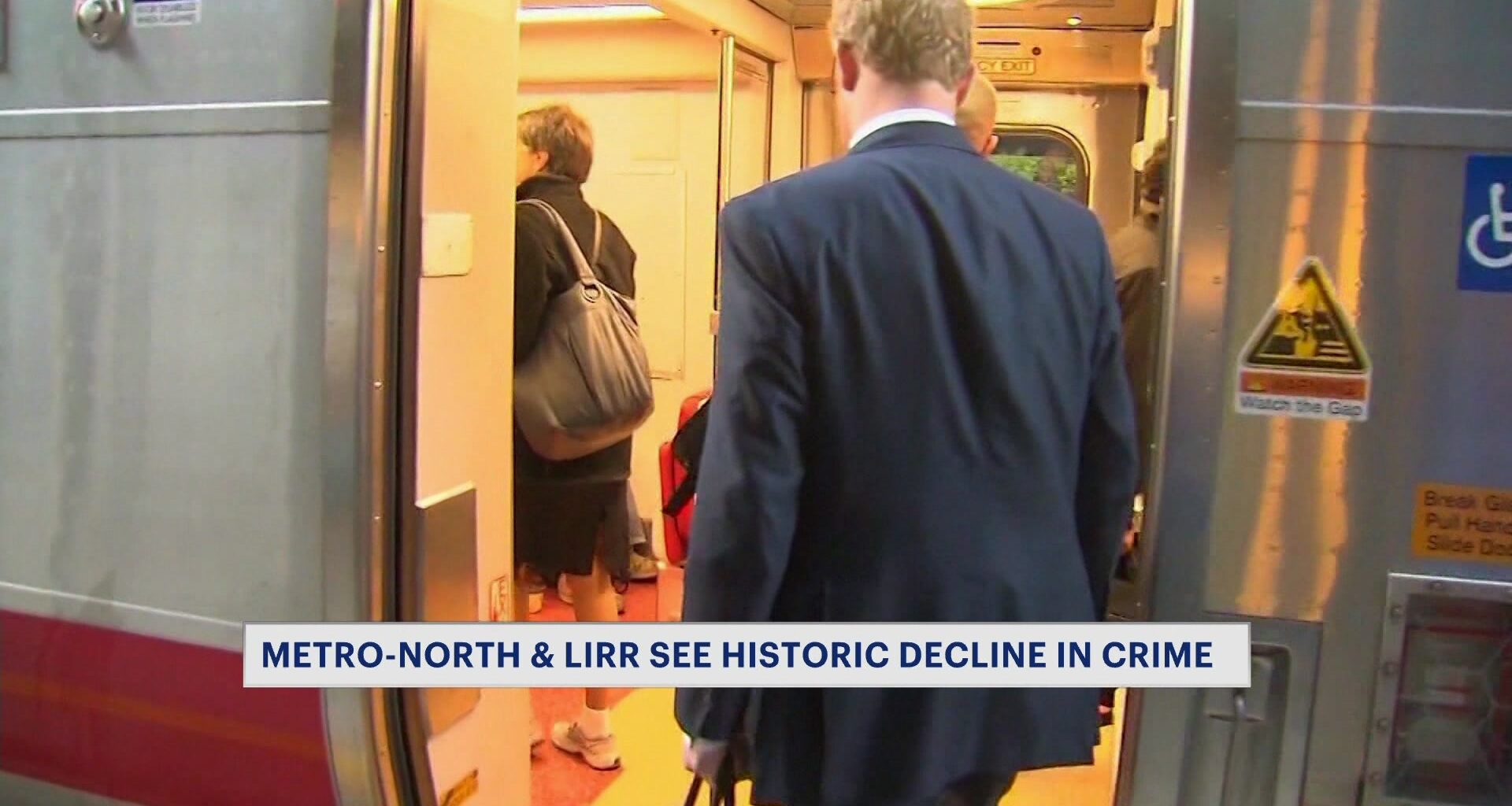 News 12 | Brooklyn | Metro North Lirr See Historic Decline In Crime Ny State Says