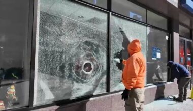 Capital One bank in NYC vandalised with pro-Palestinian messages – NBC New York