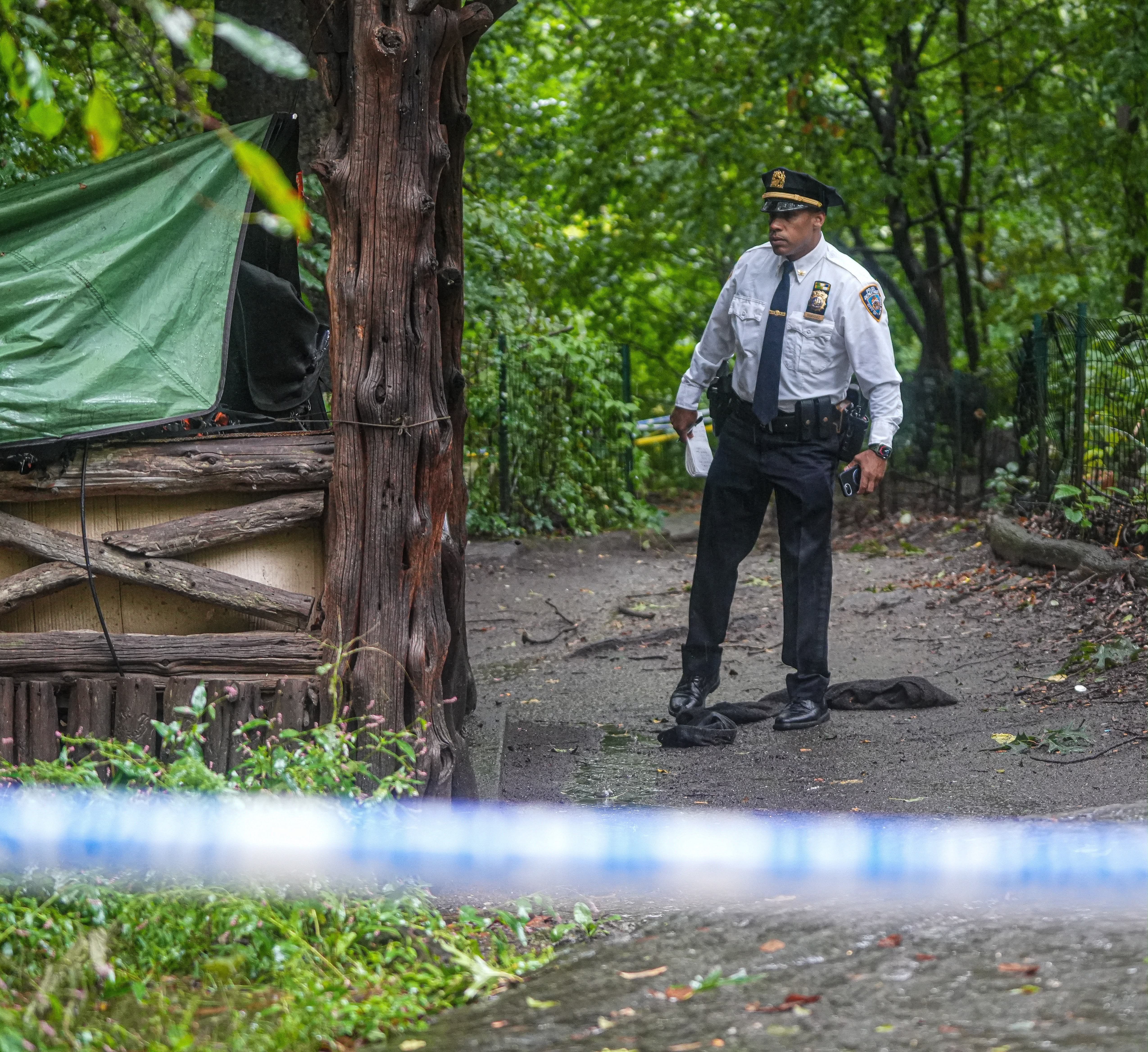 cop near scene of Central Park murder