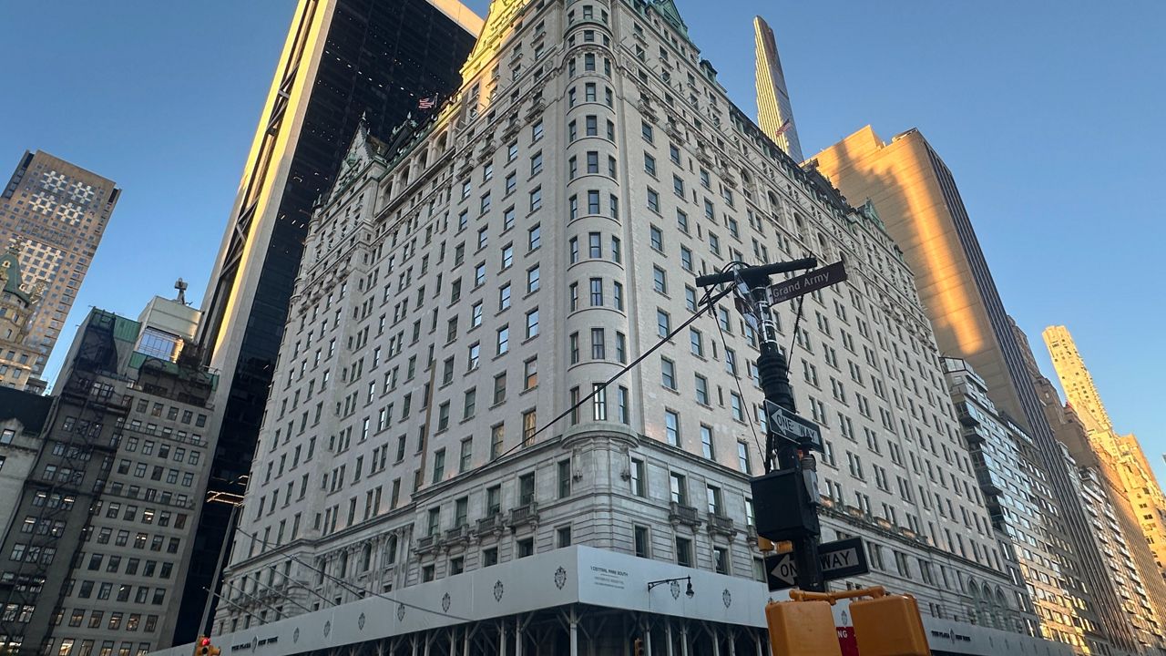 The Plaza Hotel’s last day of service is scheduled for Jan. 19, with renovations beginning Jan. 20. (Spectrum News NY1/Alyssa Paolicelli)