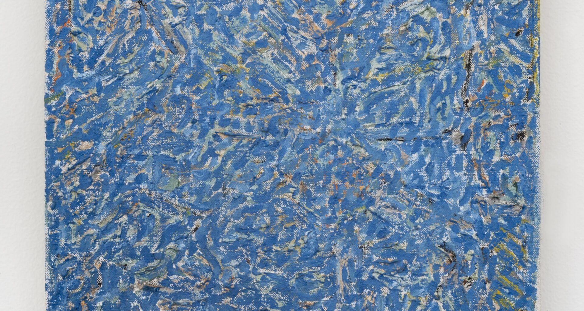 Howard Smith, River Run #3, 1987–88. Oil on linen, 10 × 8 ½ inches. Courtesy the artist and Jane Lombard Gallery.