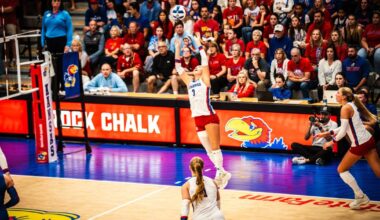 Kansas volleyball sweeps Sunflower Showdown in Manhattan | Sports