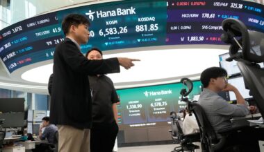 US stocks hover near their latest record in mixed trading on Wall Street | Stock Market