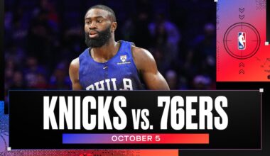 New York Knicks vs. Philadelphia 76ers Live NBA Preseason Updates, Scores and Highlights