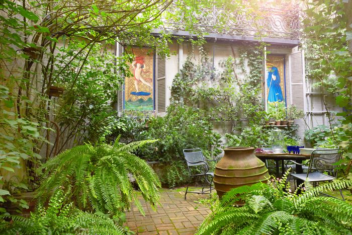 When the couple redid the small backyard, they briefly opened up a tunnel that runs below the house, which seems to have been an escape route for drinkers during Prohibition.