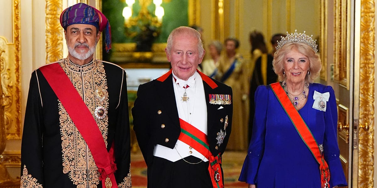 Queen Camilla Wore a Tiara With a Sweet Royal History for the Oman State Banquet