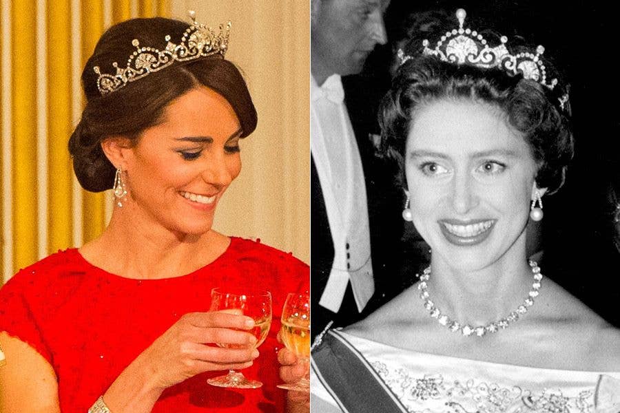 kate middleton princess margaret Lotus Flower Tiara