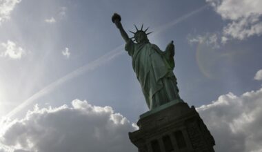 Lady Liberty could have suffered a very different fate more than 40 years ago. (AP Photo/Seth Wenig)