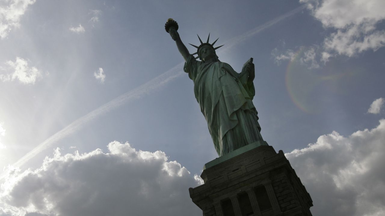 Lady Liberty could have suffered a very different fate more than 40 years ago. (AP Photo/Seth Wenig)