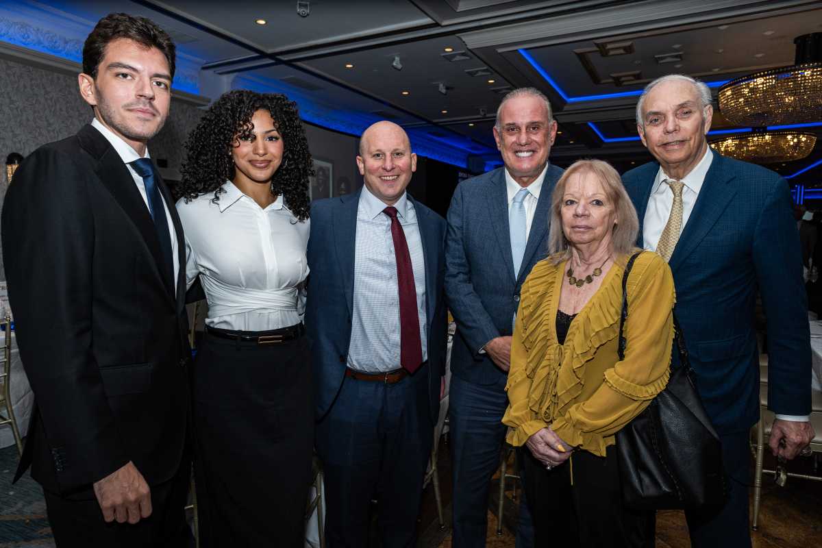 Pictured (l-r) Ardy Malziu, Najelie Smith-Ortiz, David Larkin, Nick Gjelaj, Laura Guerriero, and Stanley Schlein.