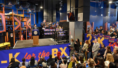 Sky Zone Bronx Hosts Mayor Mamdani, Governor Hochul & NYC Leaders For 2-K Expansion Announcement | The Bronx Daily