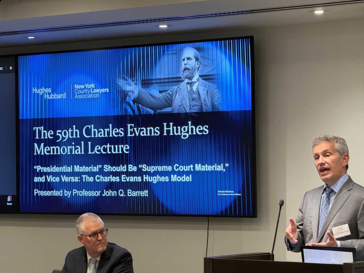 Opening remarks from NYCLA President-Elect Henry M. “Hank” Greenberg
