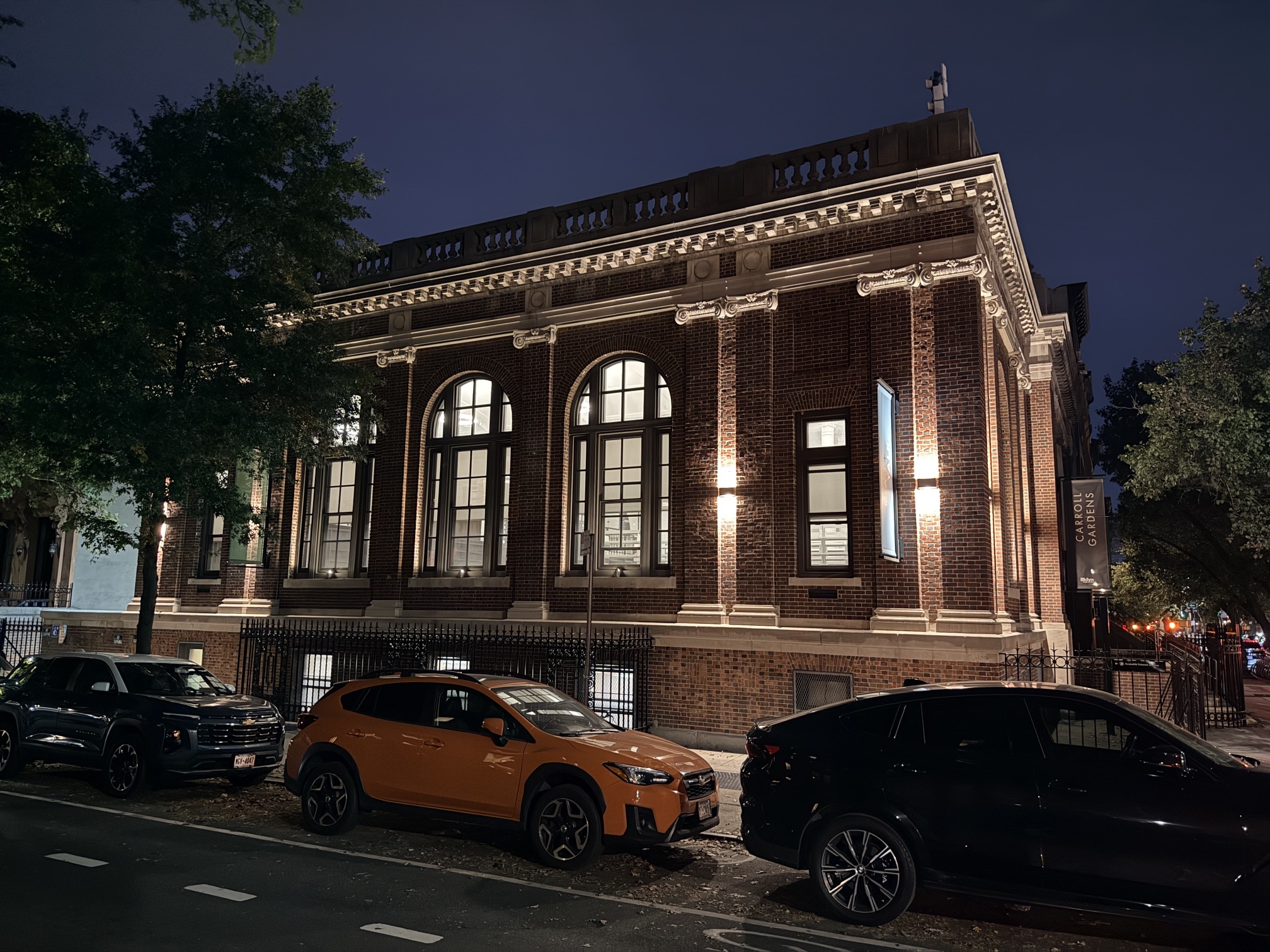 The Carroll Gardens Library on Clinton Street