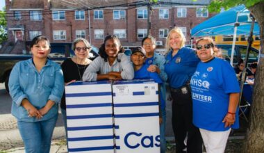 Casper partnered with New York City FC to donate 195 mattresses to families in need. Photo courtesy New York City FC.