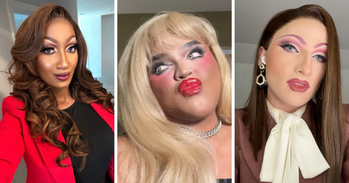 Angeria, Plasma, & Kandy Muse from RuPaul's Drag Race