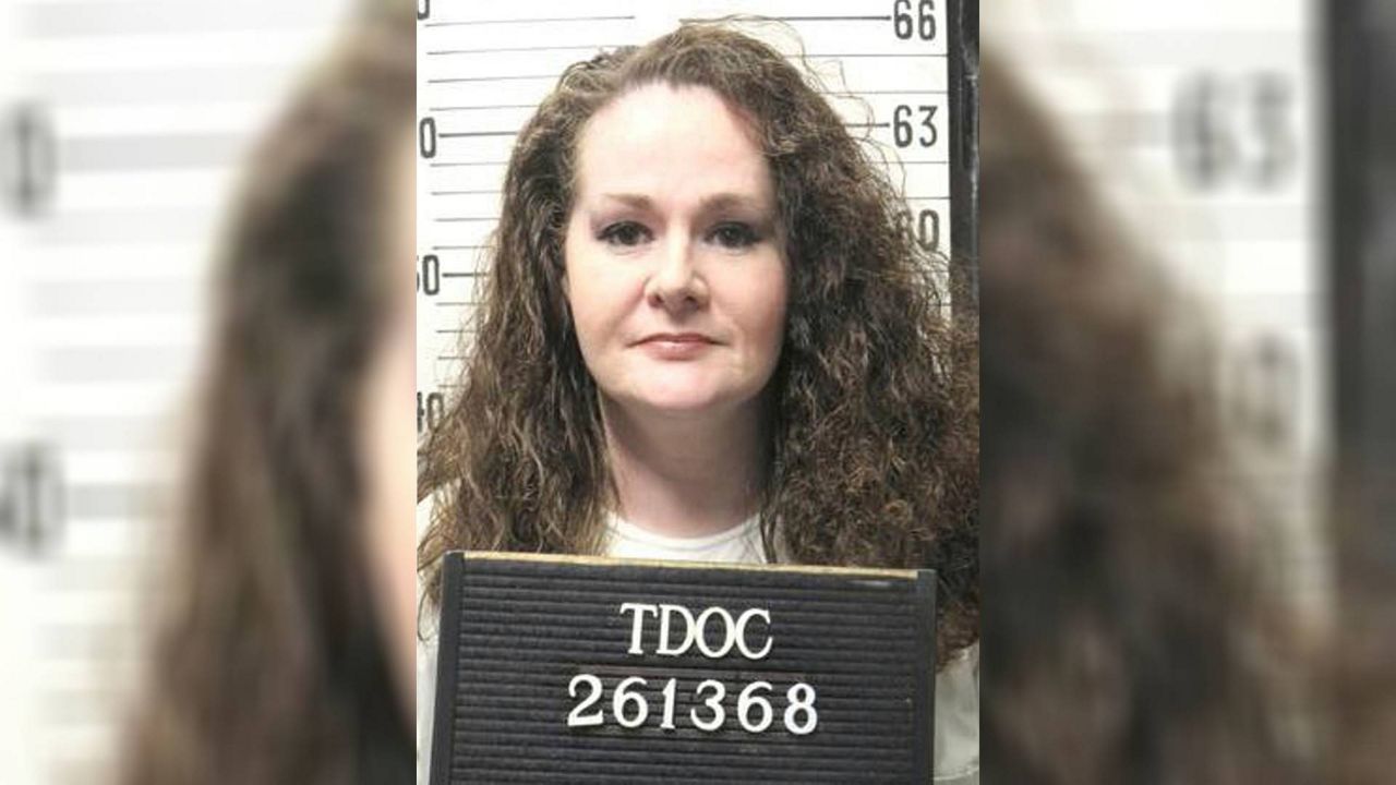 This photo provided by the Tennessee Department of Correction shows Christa Pike on Jan. 12, 2023. (TDOC via AP)