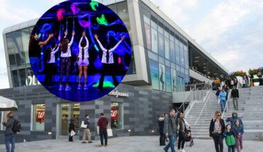 NYC’s only outlet shopping mall now has an indoor blacklight snowball fight arena with 20+ interactive play zones