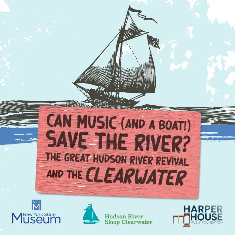 Poster for the New York State Museum's Great Hudson River Revival exhibit