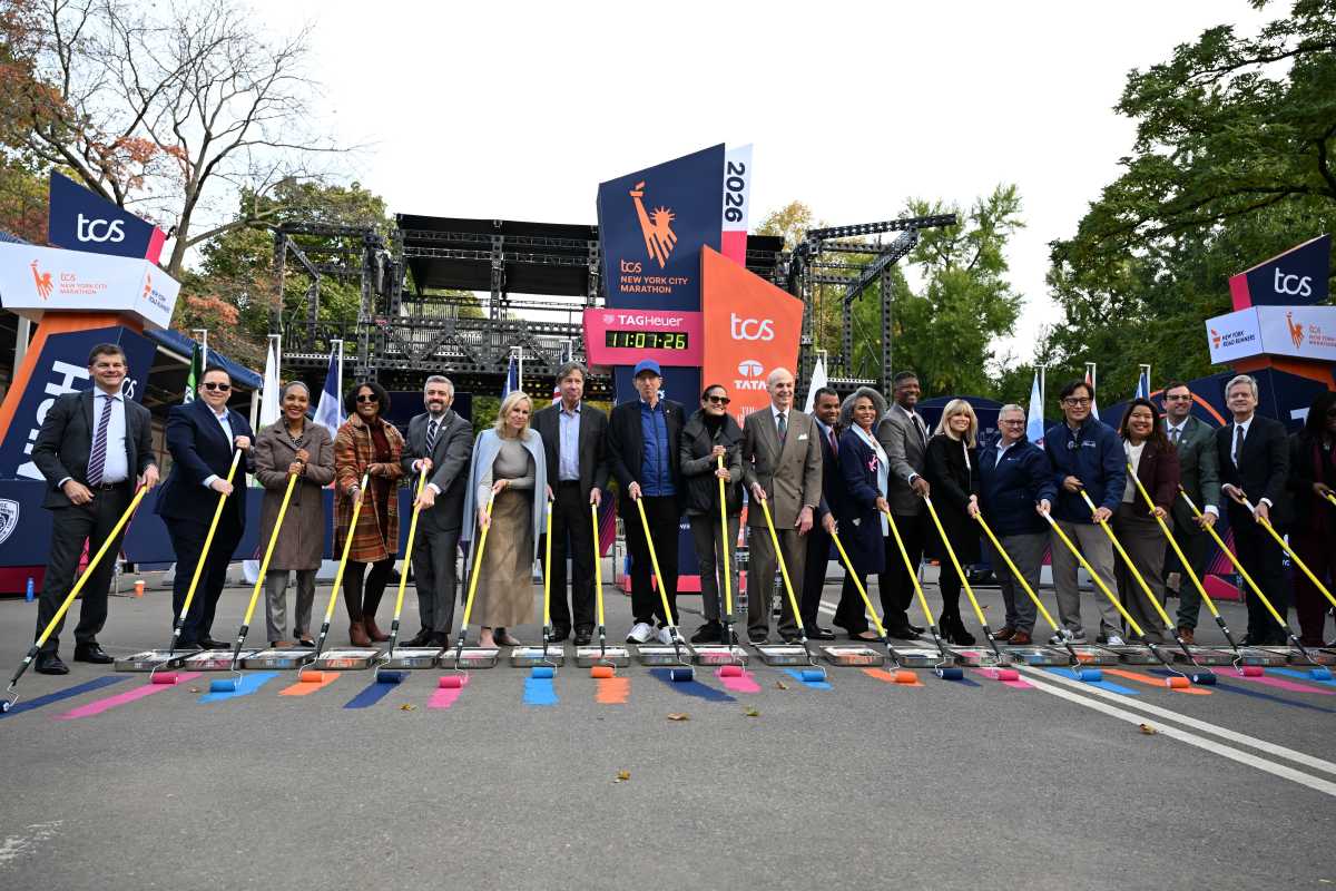 A New York Story: TCS New York City Marathon marks 50th anniversary with ceremonial blue-line painting