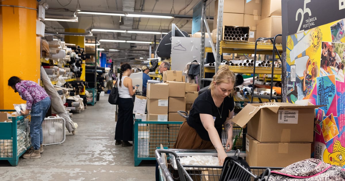 Dinosaur masks, easels, 1,000 top hats: Inside NYC’s free store for teachers