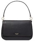 Hudson Pebbled Leather Flap Small Shoulder Bag