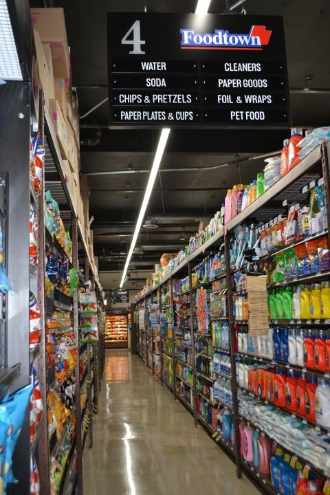 The new 12,000-square-foot Foodtown was designed with the community in mind.