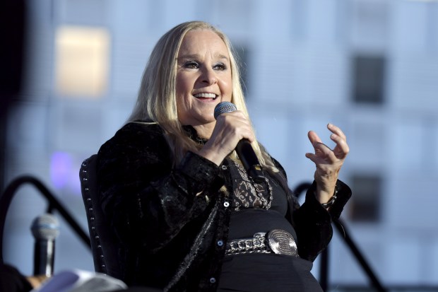 Melissa Etheridge speaks onstage at An Evening With Melissa Etheridge at Grammy Museum on Aug. 24, 2026 in Los Angeles, California. (Photo by Rebecca Sapp/Getty Images for The Recording Academy)