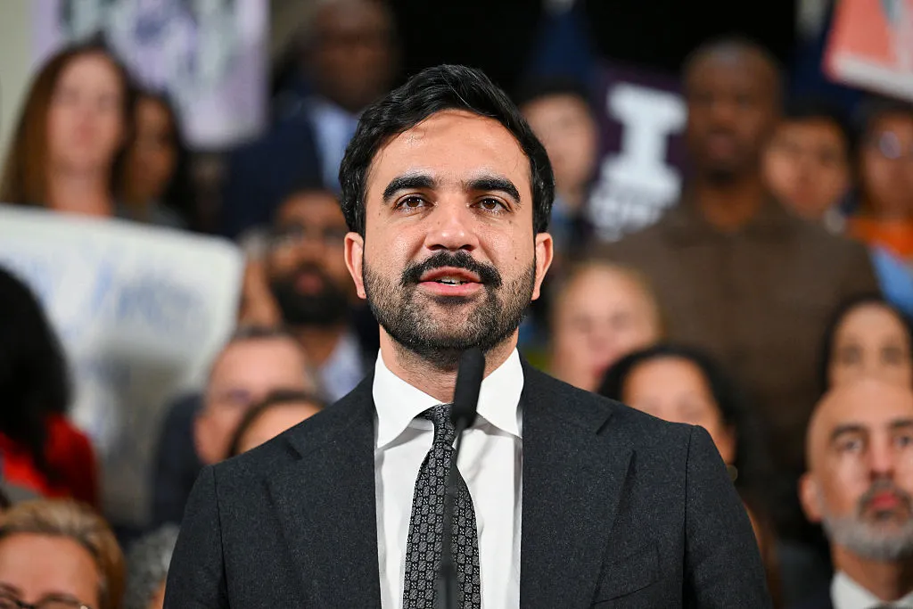 New York City Mayor Zohran Mamdani speaks at City Hall on September 14, 2026.