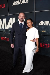 LOS ANGELES, CALIFORNIA - OCTOBER 01: (L-R) Ben Affleck and Kerry Washington attend Netflix's "ANIMALS" World Premiere at Directors Village on October 01, 2026 in Los Angeles, California. (Photo by Gonzalo Marroquin/Getty Images for Netflix)
